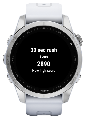 Arcade Darts new high score screen