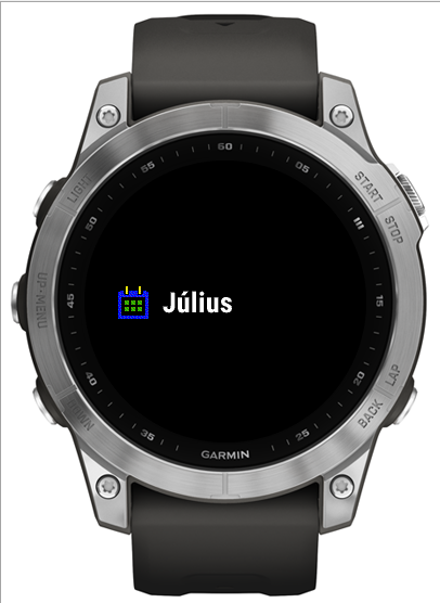 Name day glance view with today's name day