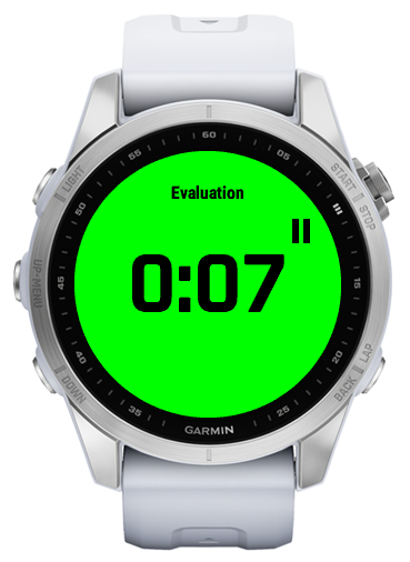 Toastmasters Timer green phase screen