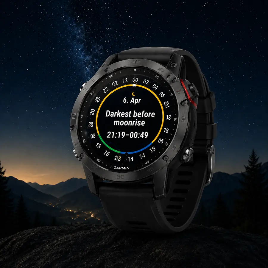 TickForge Garmin watch apps shown together
